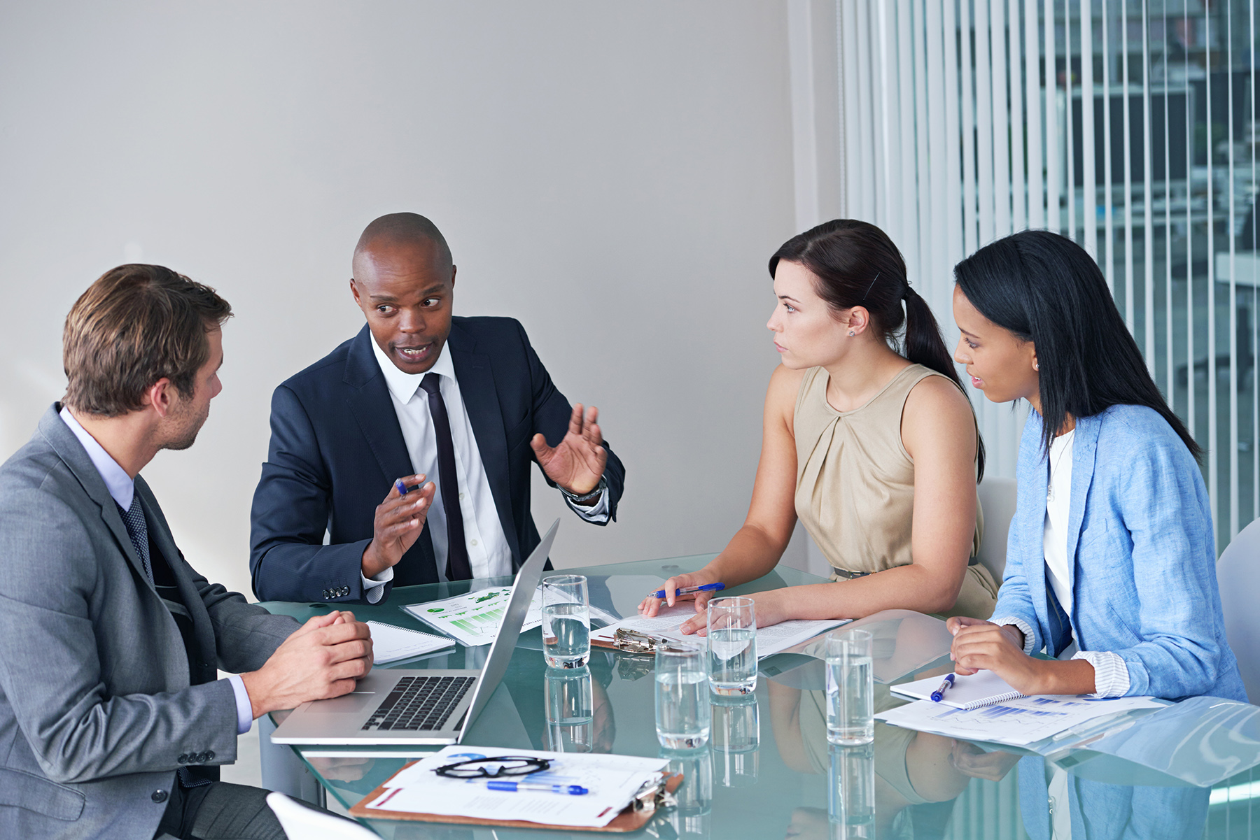 Group of businesspeople in a meeting