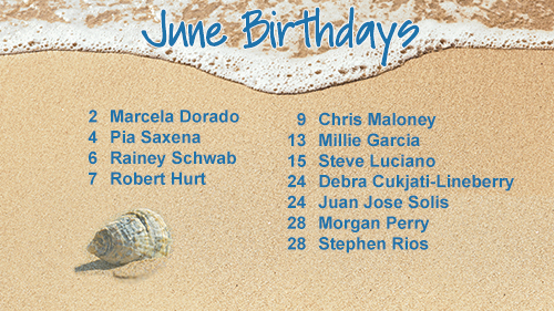 June Celebrations 2016