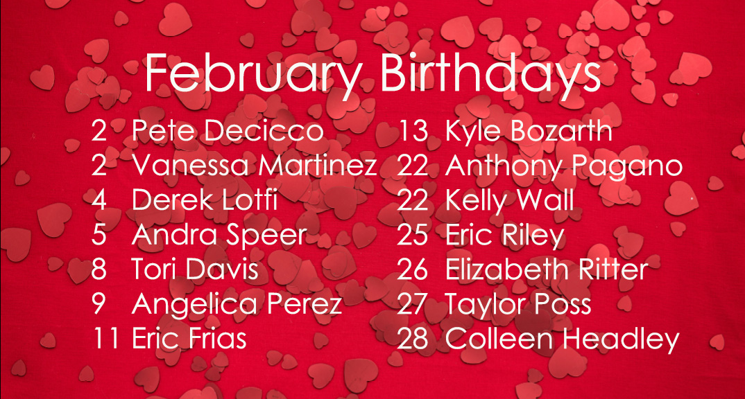 February 2020 Celebrations