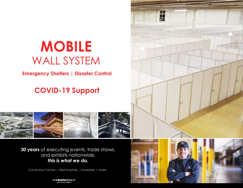 Mobile Wall System For Emergency Shelters